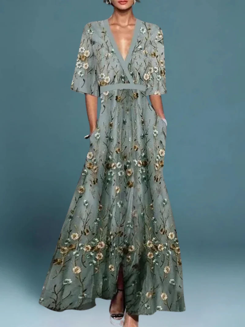 Maya™ - Klassisches Blumenkleid