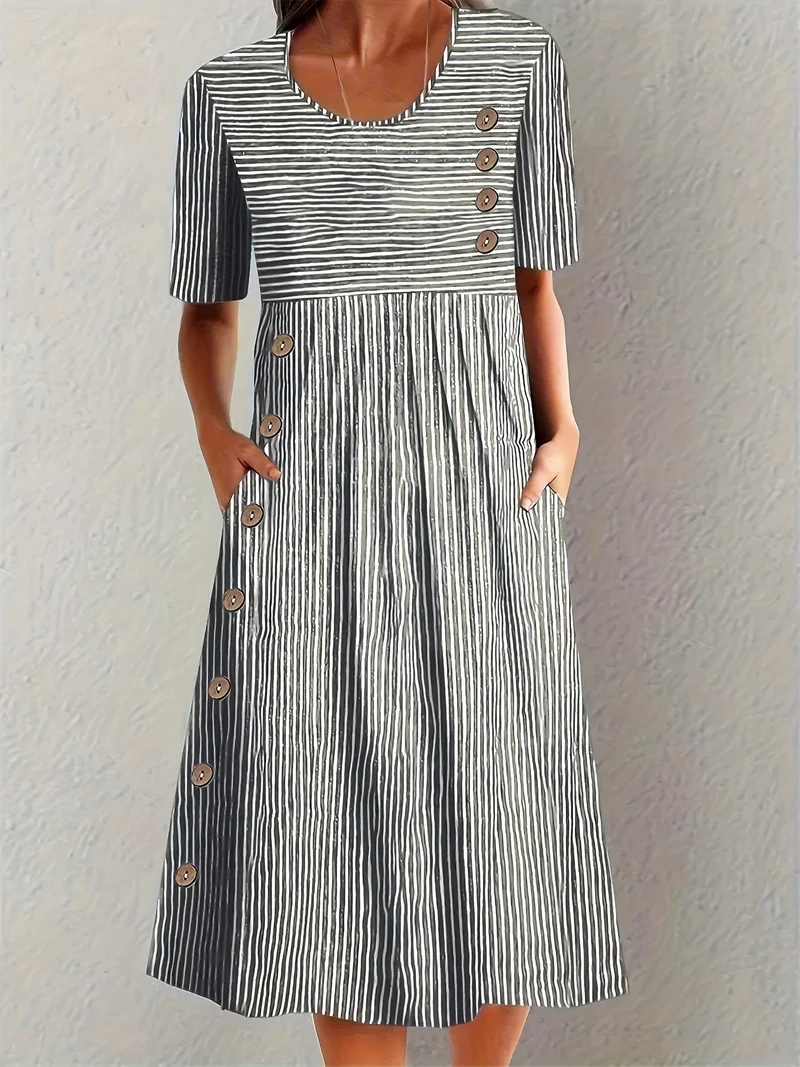 Betina™ - Gestreiftes Sommerkleid