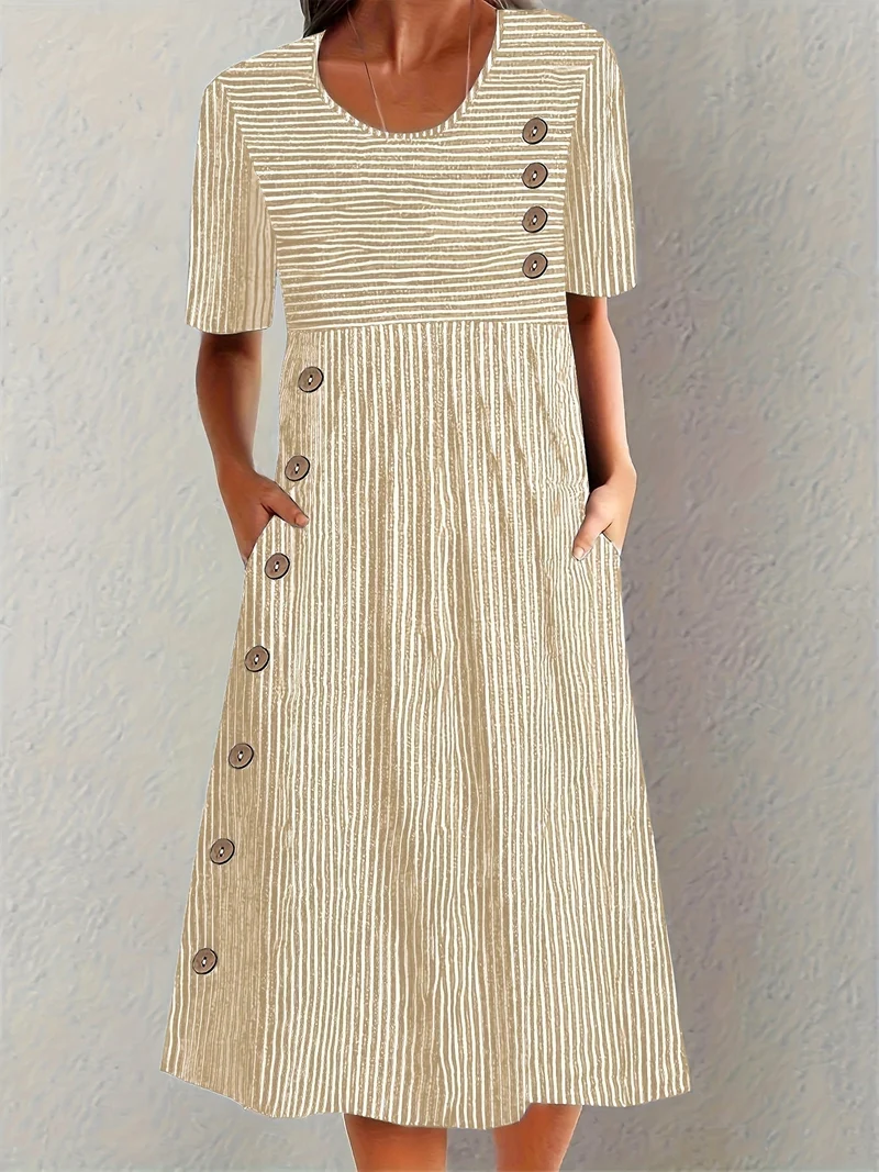Betina™ - Gestreiftes Sommerkleid
