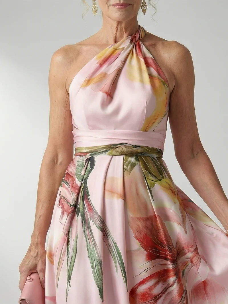 Anke - Leichtes Maxikleid mit floralem Muster