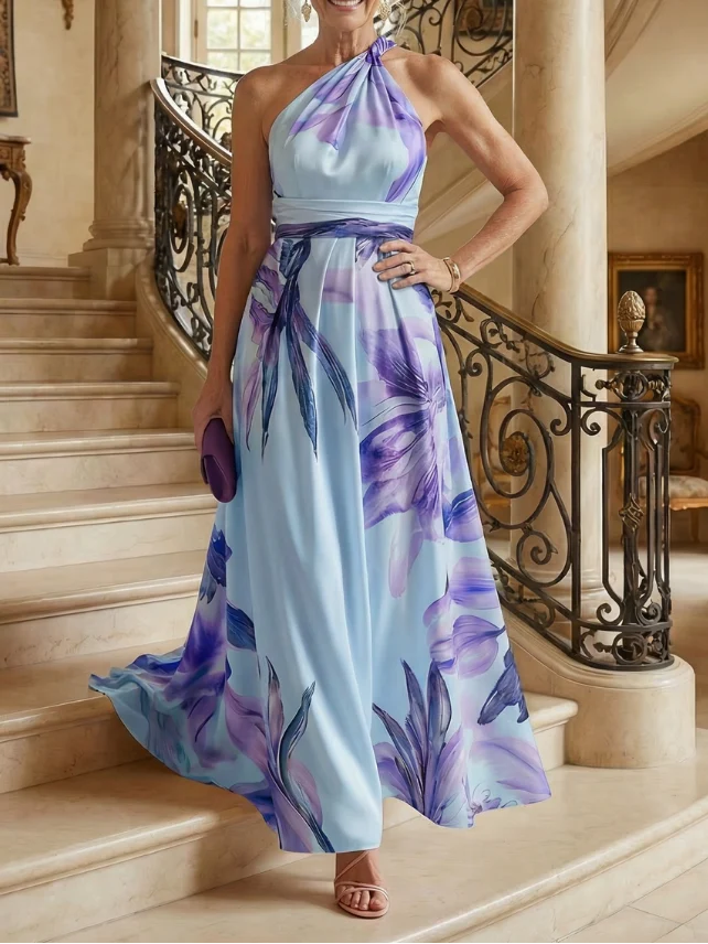 Anke - Leichtes Maxikleid mit floralem Muster
