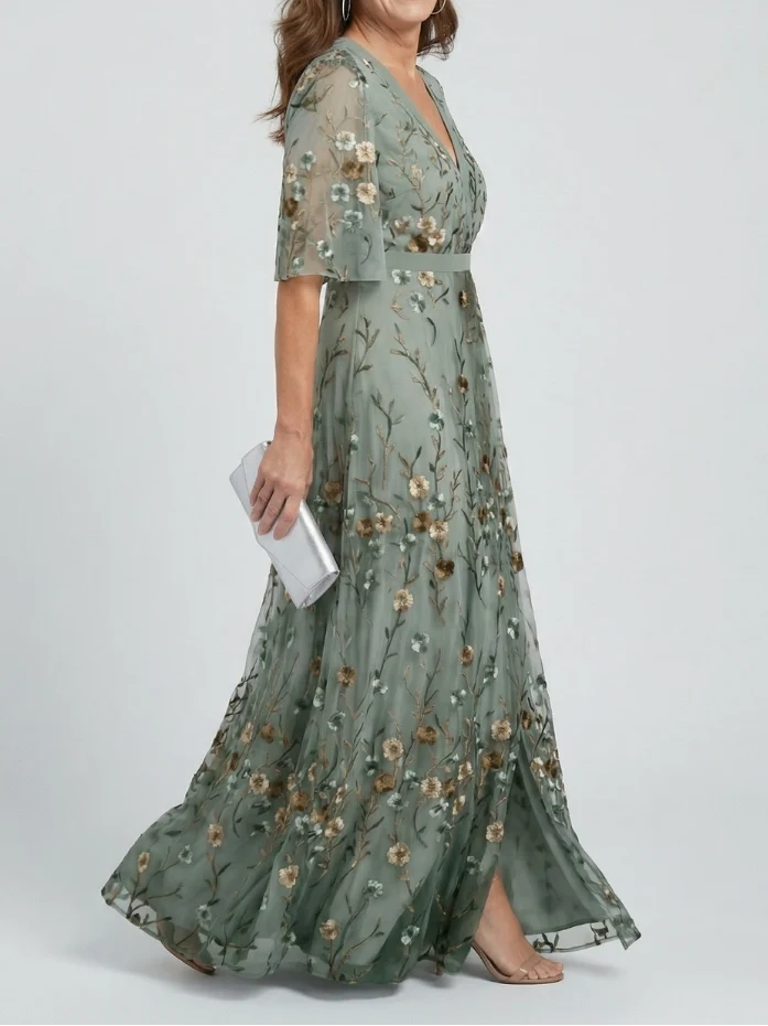 Hannah - Maxikleid mit Halterneck