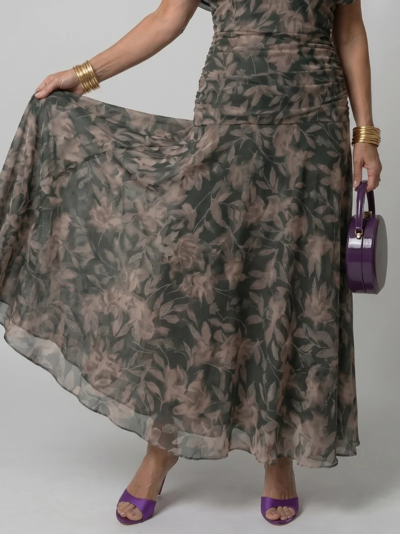 Elisabeth - Midikleid mit Schulterfreien Trägern