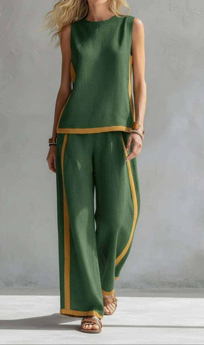 Claire™ - Schickes Leinen Ensemble