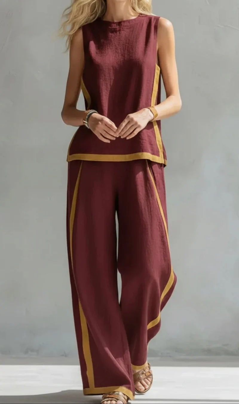 Claire™ - Schickes Leinen Ensemble