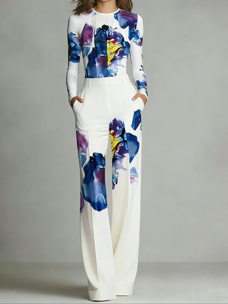 Gisela™ – Ensemble mit Farbigem Druck