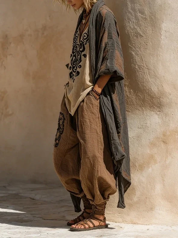 Loira™ – Dreiteiliges Set mit Kunstwerken im Bohemian-Nomad-Stil