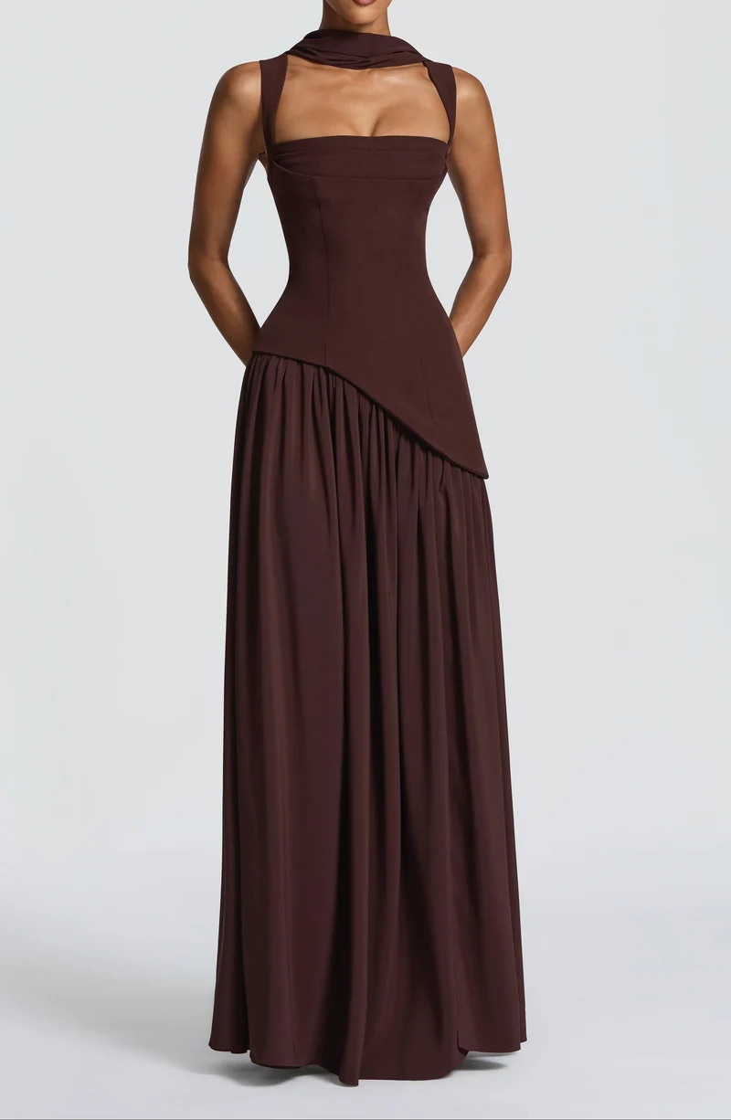 Valena™ - Elegantes Langes Kleid