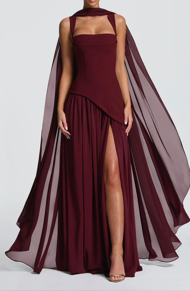 Valena™ - Elegantes Langes Kleid