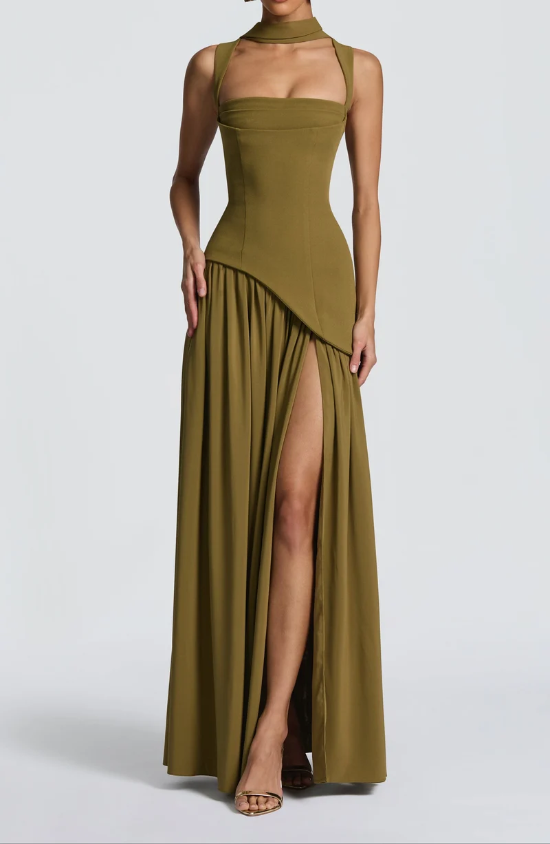 Valena™ - Elegantes Langes Kleid