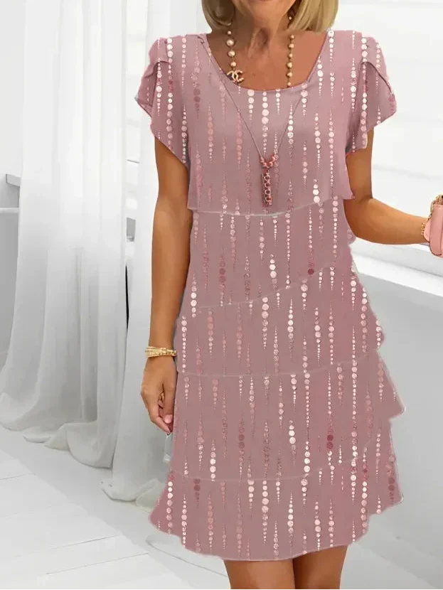 Victoria™ - Elegantes Komfort-Rüschenkleid
