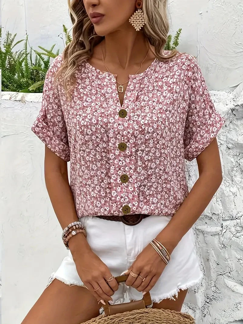 Eireen™ - Elegantes Sommer Blumen Tops