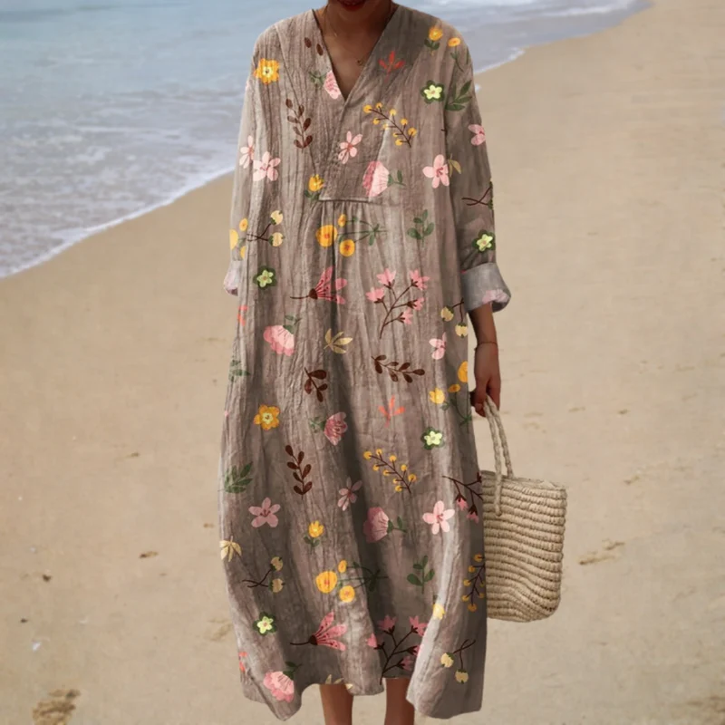 Sommerkleid mit Schmeichelhaftem Druck