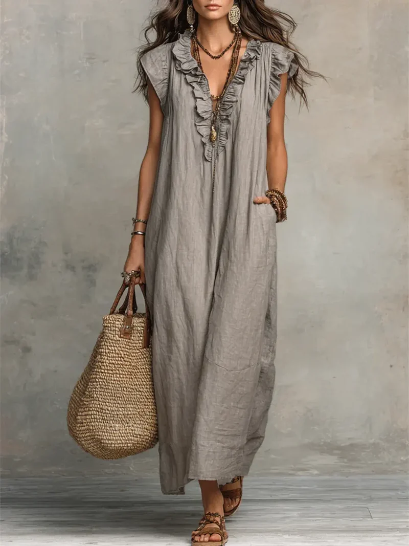 Reamey™ – Langes Kleid im Bohemian-Stil