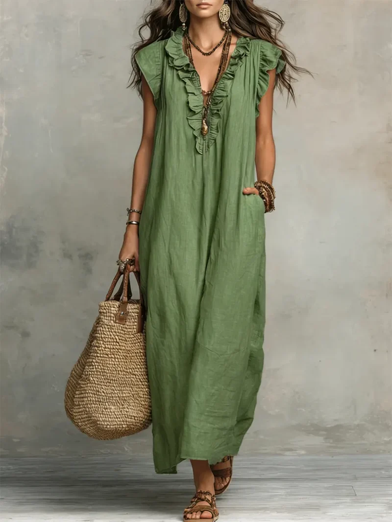 Reamey™ – Langes Kleid im Bohemian-Stil