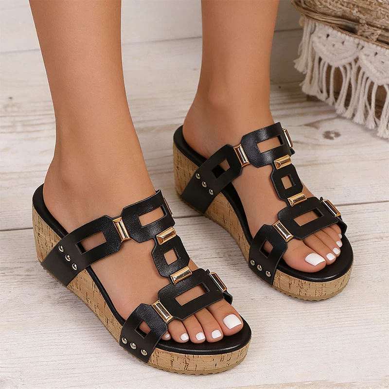 Vira™ - Bequeme Plateau-Sandalen