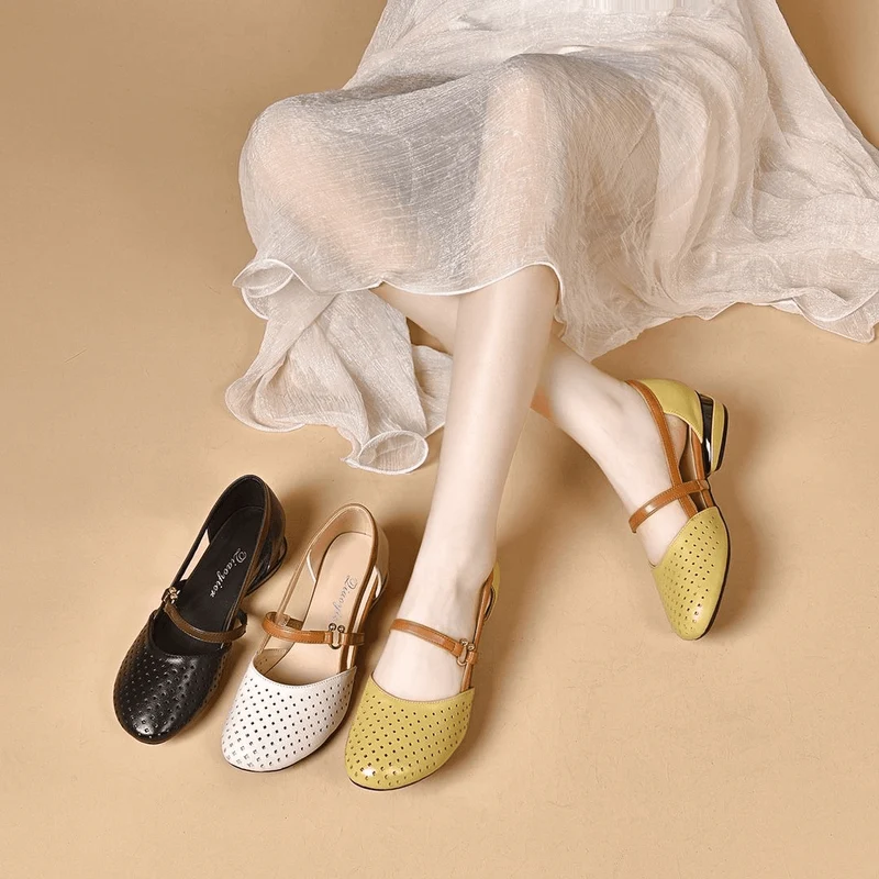 Lovana - Sandalen mit niedrigem Absatz
