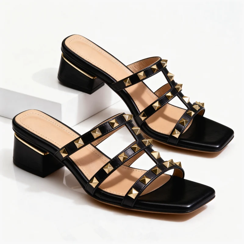 Odette - Nieten Sandalen