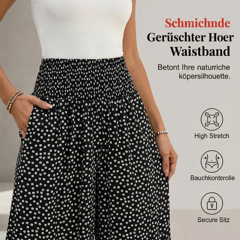 Brezy™ – Damenhose mit Hoher Taille und Weitem Bein