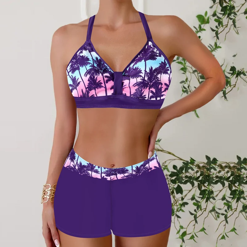 Janette - Hohe Taille Ripp-Bikini