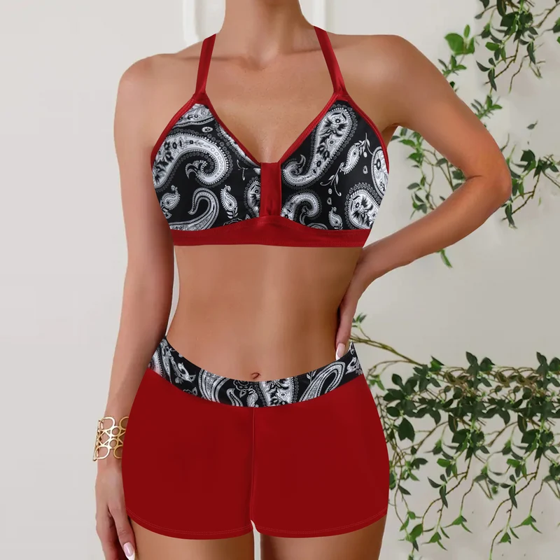 Janette - Hohe Taille Ripp-Bikini
