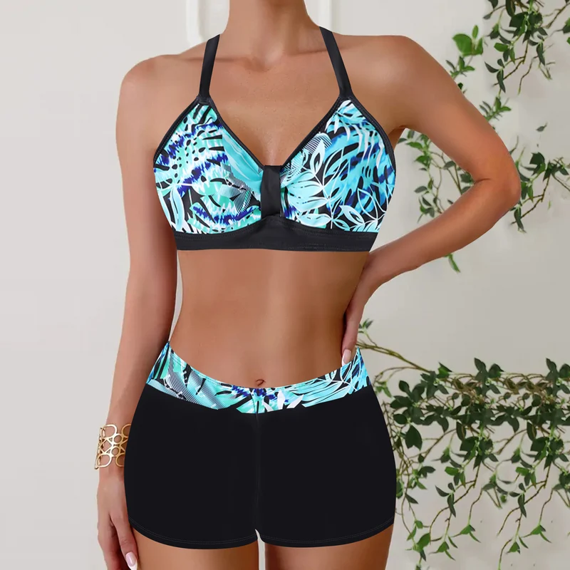 Janette - Hohe Taille Ripp-Bikini