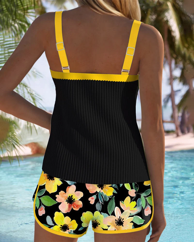 Lana – Elegantes Zweiteiliges Tankini-Ensemble