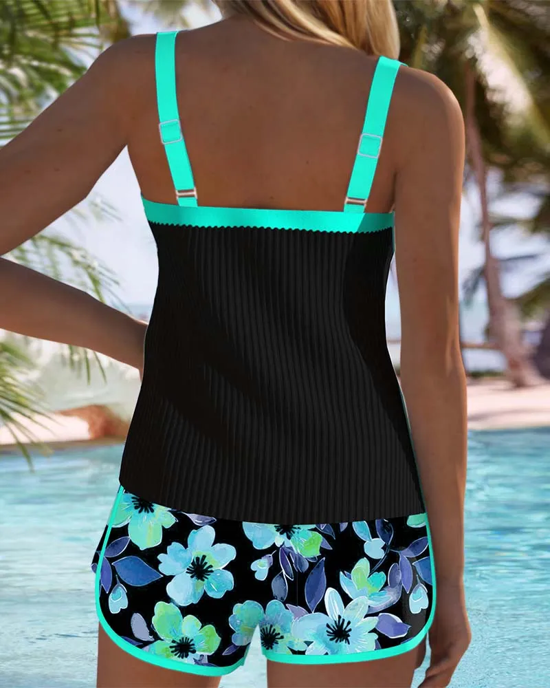 Lana – Elegantes Zweiteiliges Tankini-Ensemble
