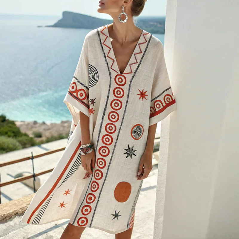 Elegantes Seidenstrandkleid für Unvergessliche Sommerlooks