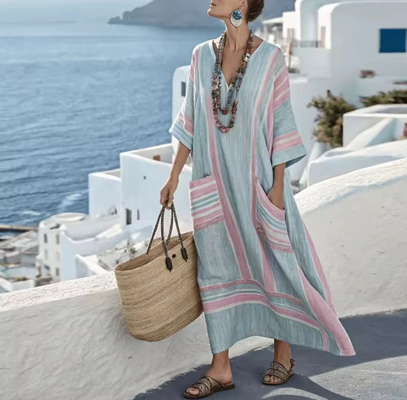 Mia-Kleid in lockerer Passform – Perfekt für einen schicken Strandlook
