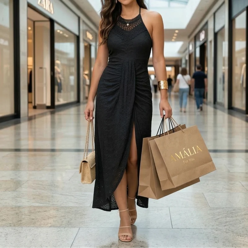 Pedra™ - Fließendes Wickelkleid