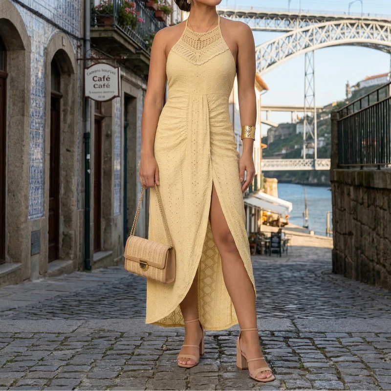 Pedra™ - Fließendes Wickelkleid