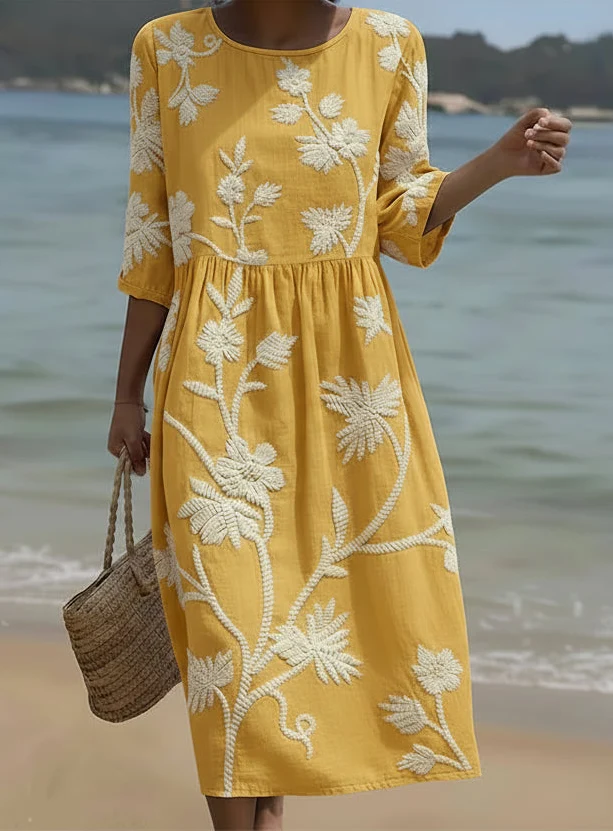 Lauren - Elegantes Blumenkleid