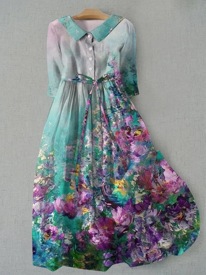 Tessa - Künstlerisches Blumiges Kleid