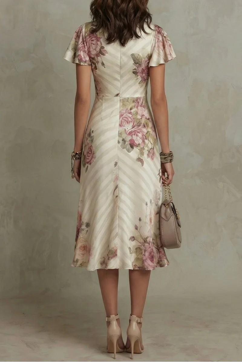 Resie™ - Vintage Romantik Midikleid