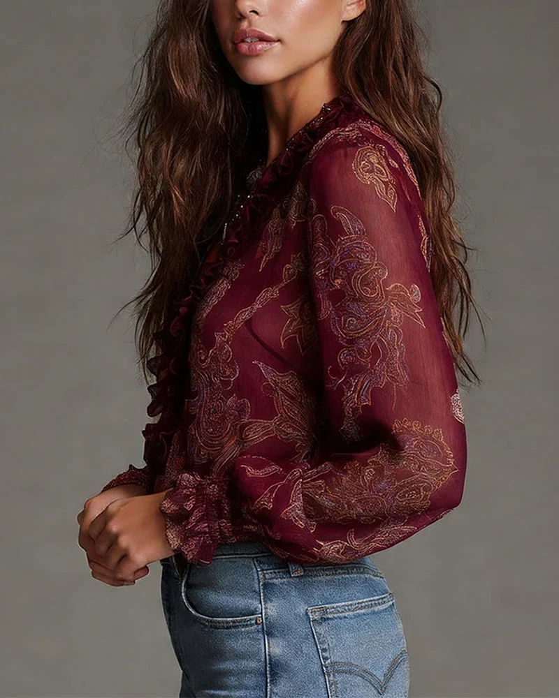 Zera™ - Vivid Bluse mit Halbzip