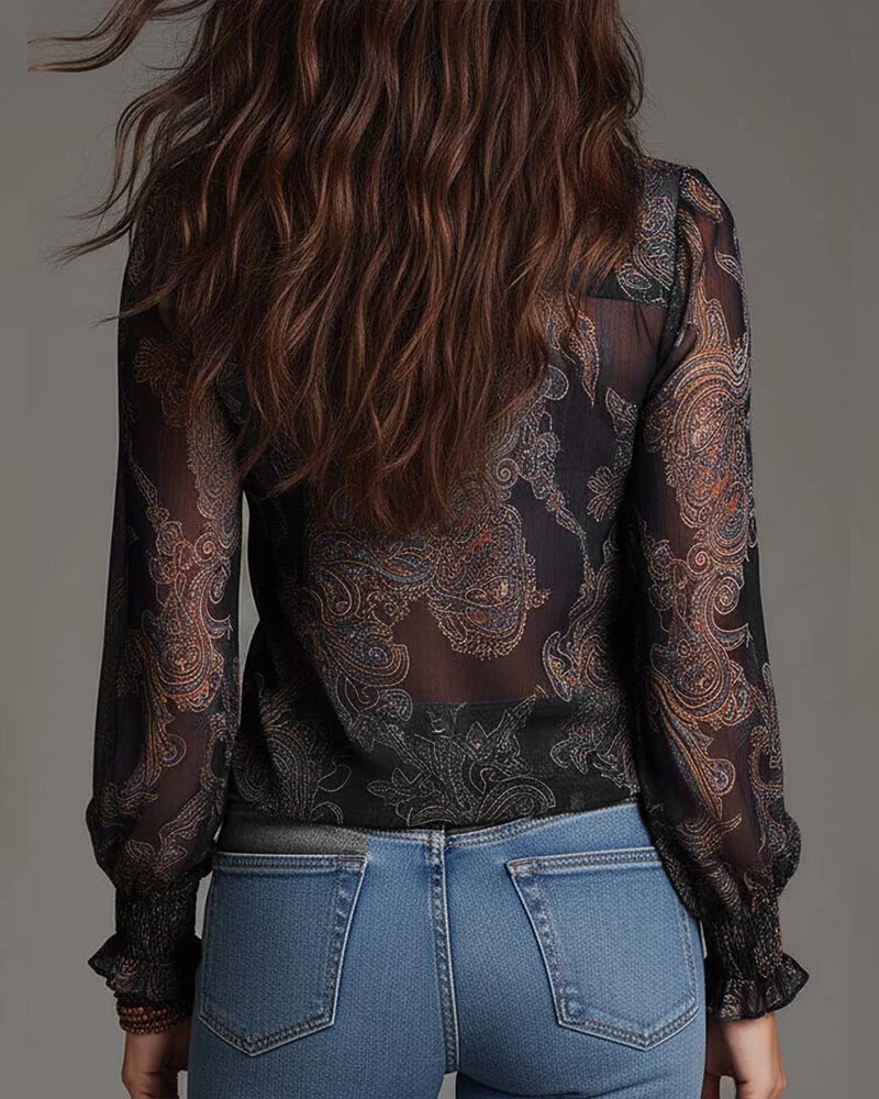 Zera™ - Vivid Bluse mit Halbzip