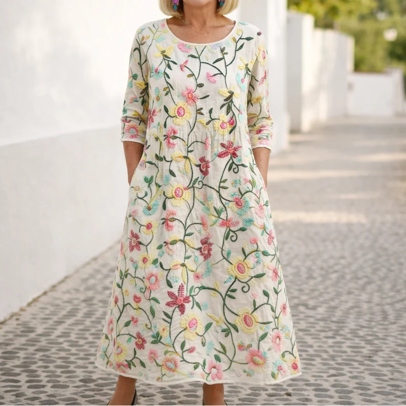 Nelly™ - Maxikleid - Blumenmuster