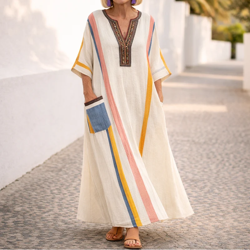 Susan™ - Flatterndes Maxi-Sommerkleid