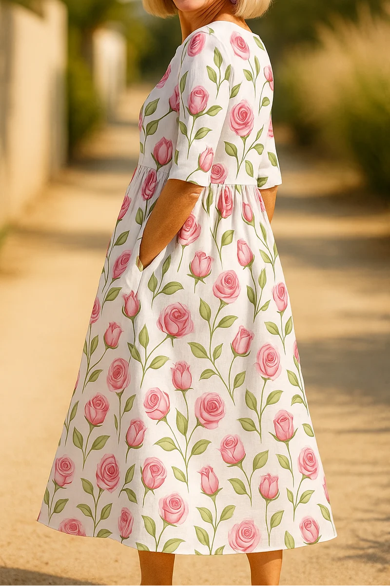 Lily™ - Midi-Kleid - Mühelose Bequemlichkeit