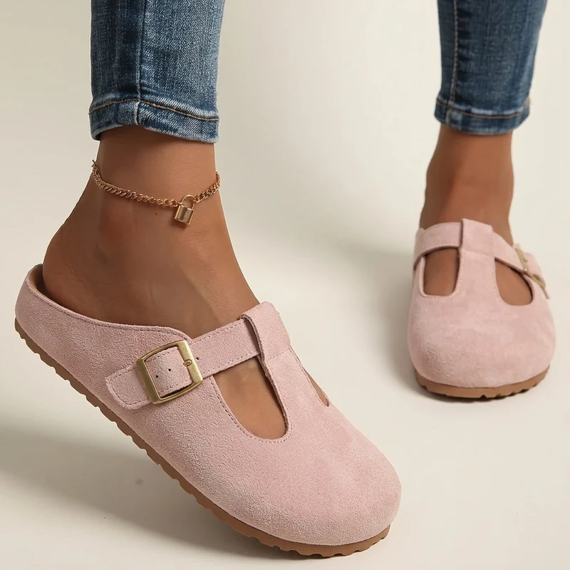 Sorina™ - Bequeme Clogs mit Einer Schlichten Schnalle