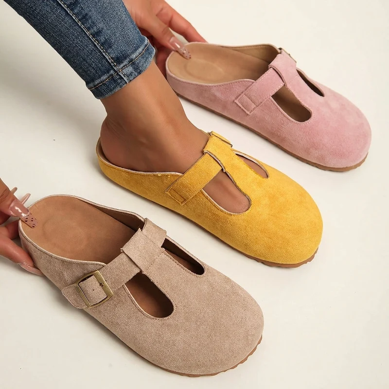 Sorina™ - Bequeme Clogs mit Einer Schlichten Schnalle