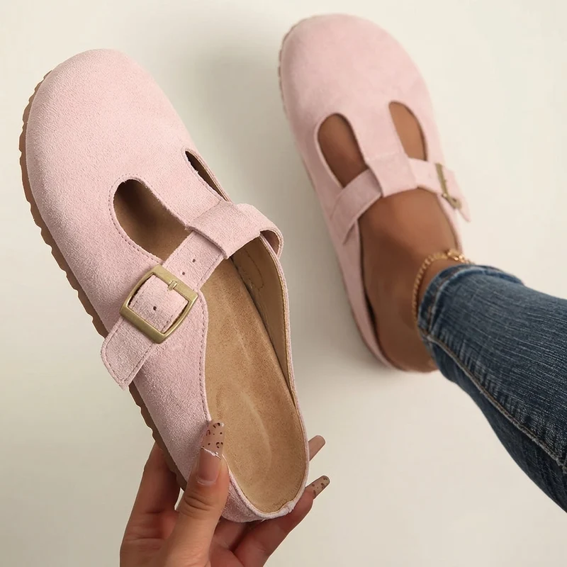 Sorina™ - Bequeme Clogs mit Einer Schlichten Schnalle