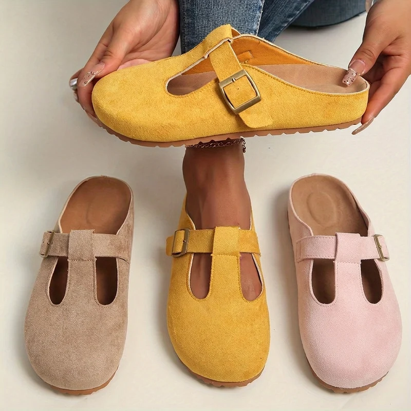 Sorina™ - Bequeme Clogs mit Einer Schlichten Schnalle