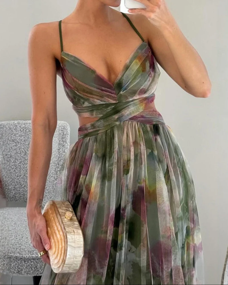 Mollie™ - Zauberhaftes Maxikleid mit Blumenprint
