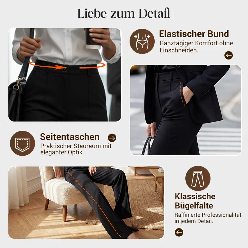 Meldy™ - Damen-Anzughose mit Hoher Taille