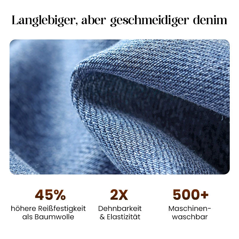 Mercy™ - Damen-Vintage-Hochbund-Weitbeinjeans