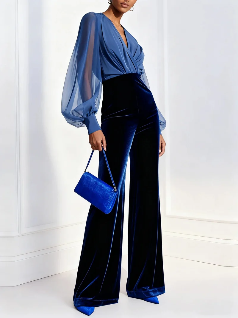 Maud™ - Eleganter Jumpsuit mit V-Ausschnitt