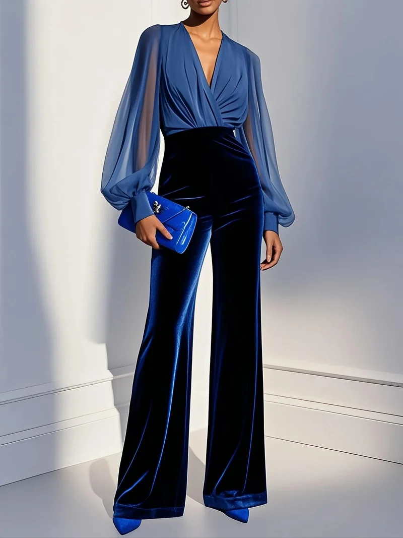 Maud™ - Eleganter Jumpsuit mit V-Ausschnitt