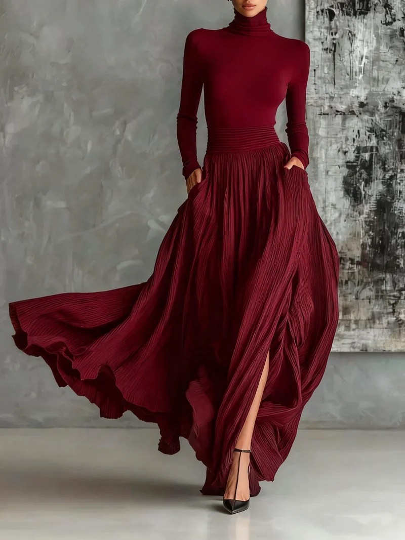 Eva™ - Elegantes Set mit Plissee-Rock